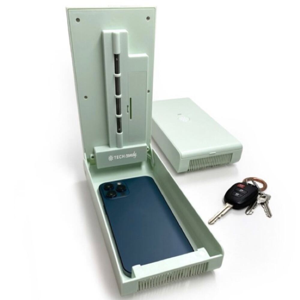 Tech Candy UV Sanitizer Bed - Light Mint Green